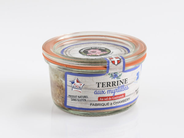 Terrine 100% natuelle 100grs Myrtilles - Salaisons du Cayon - Ducs de Savoie