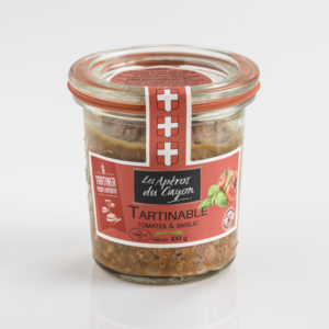tartinable tomates et basilic - Salaisons du Cayon - Savoie